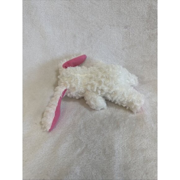 8" Greenbriar‎ International white bunny/rabbit (no Manufacturers Tag) Pink Bow - Picture 3 of 6